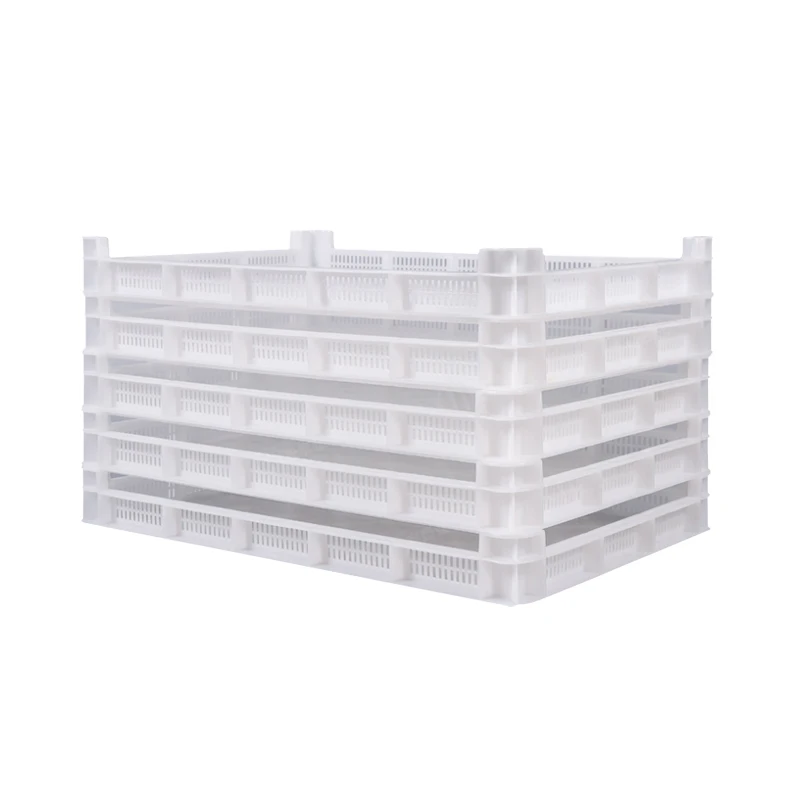 New Arrival Manufacturer Fruit Drying Tray Stackable Plastic Trays For Drying For Pet Food Processing
