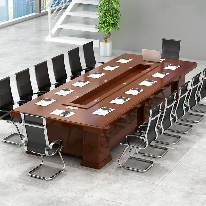 HYZ-30 conference room desk table office furniture desk set mesa de reuniones meeting table modern conference tables and chairs