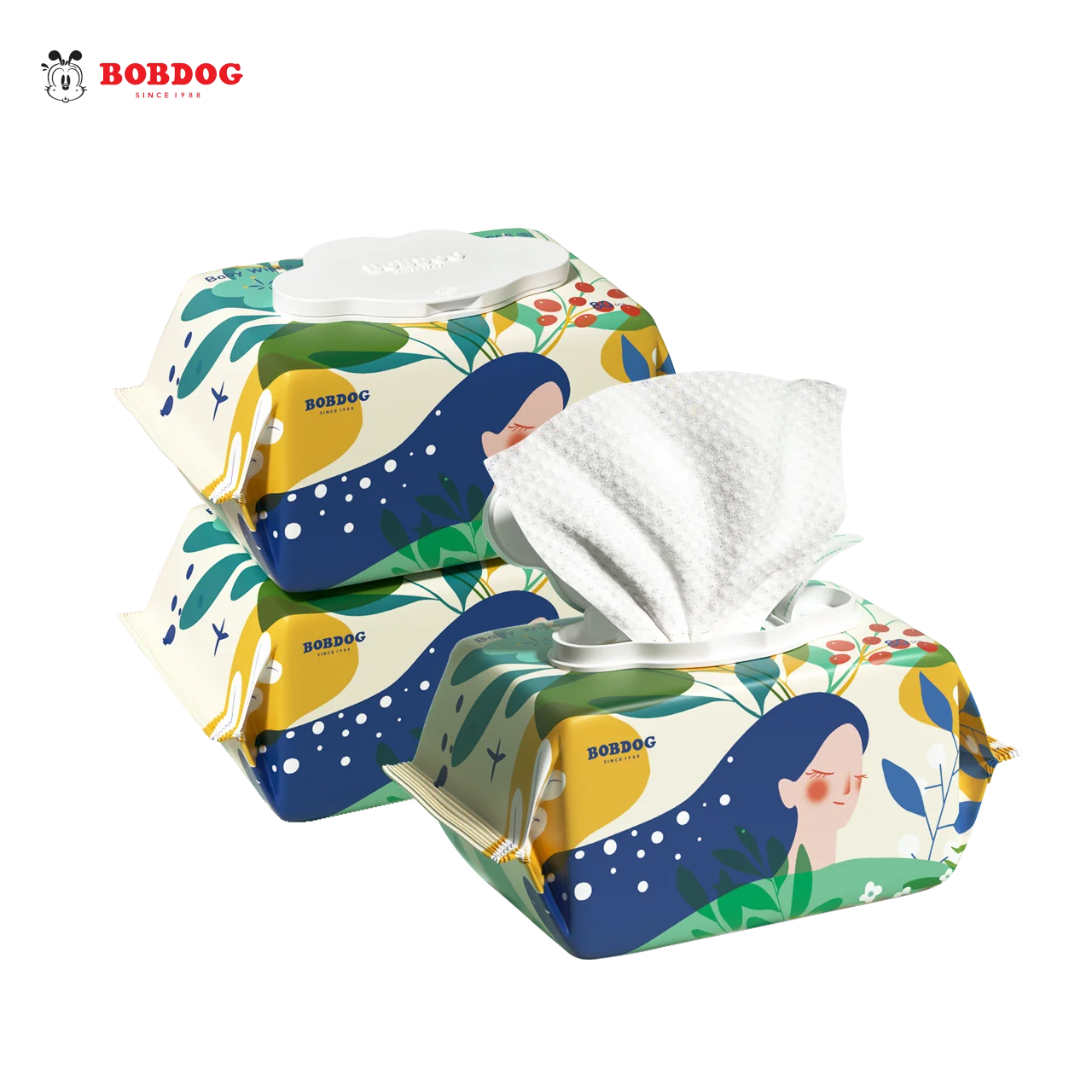 
Disposable organic nowoven fabric english packing 20 pcs baby wet wipes in stock 