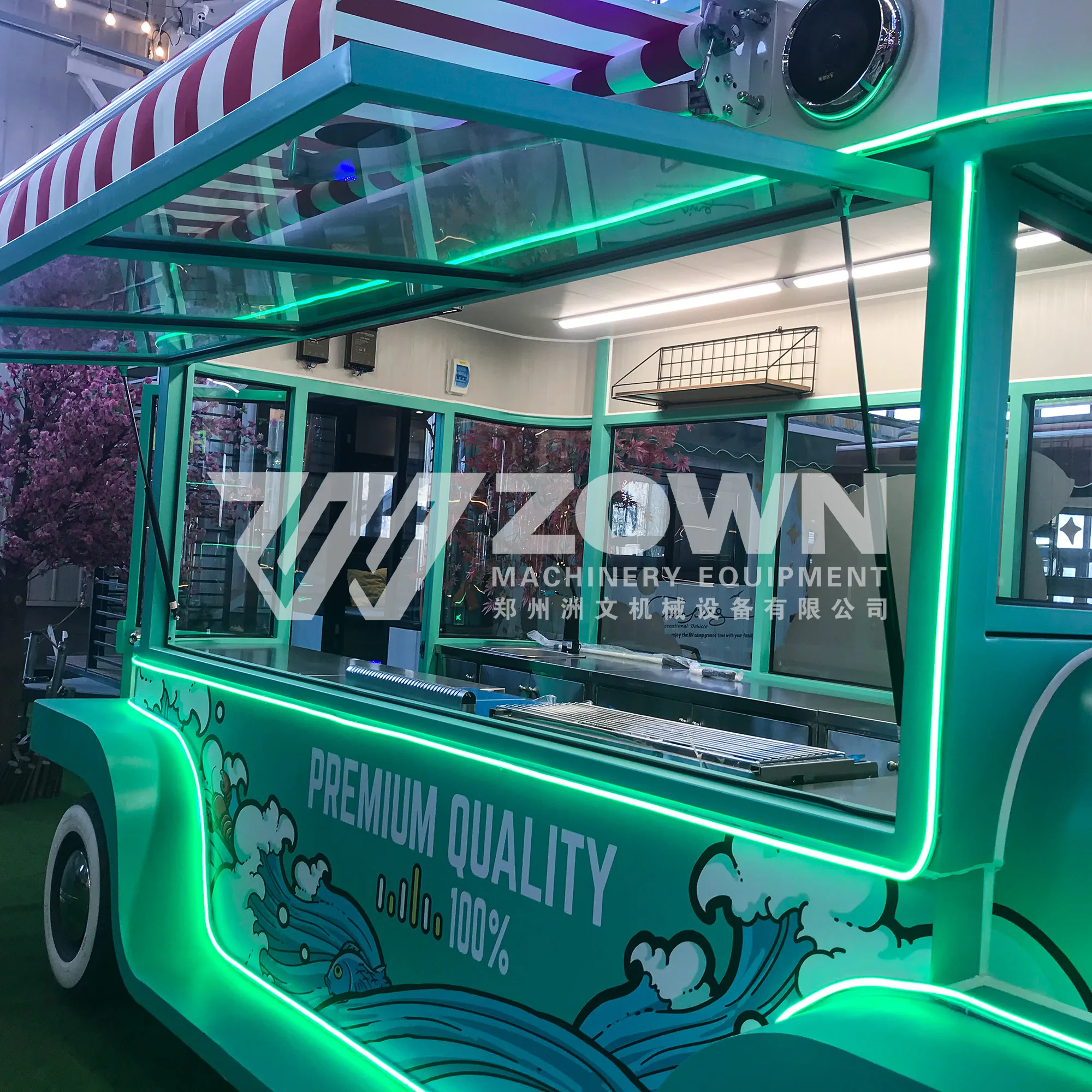Customized Mobile Kitchen Food Trailers Fully Equipped Street Snack Catering Truck Pizza Coffee Carts for Sale