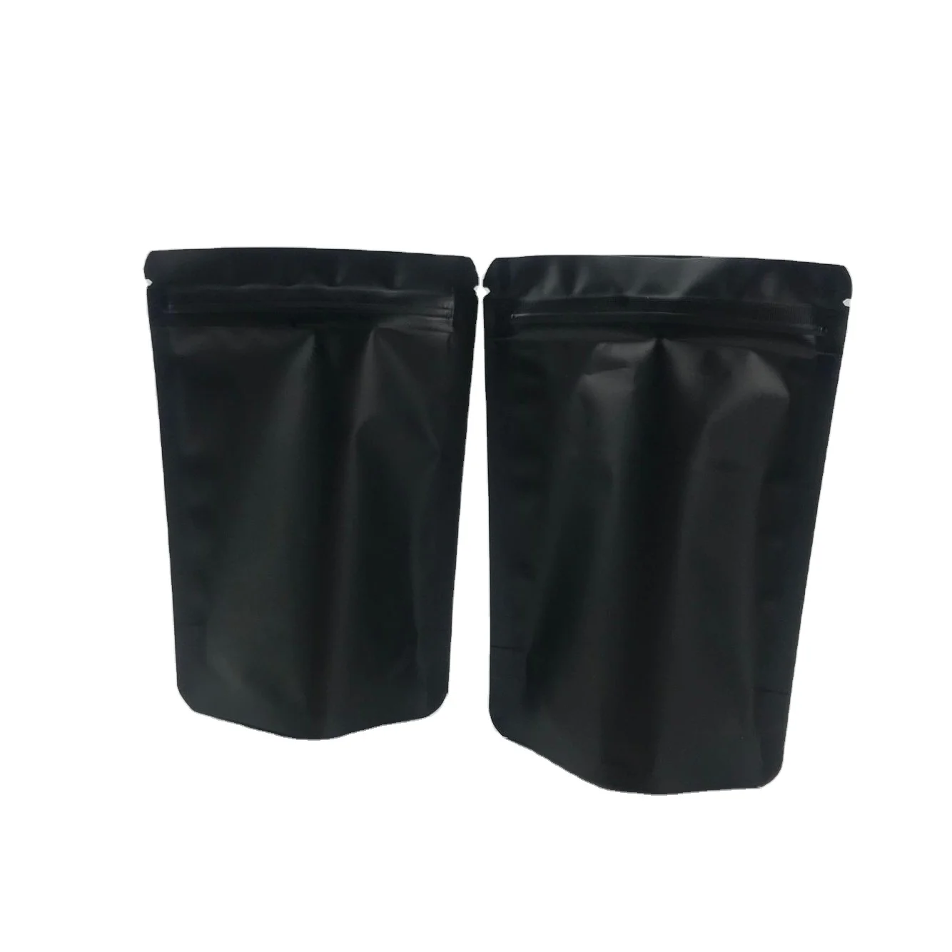 Stand Up Heat Sealing Flat Bags With Clear Window 40G Roasted Shelled Edamame Food Storage Snack Cookie Packaging Bags
