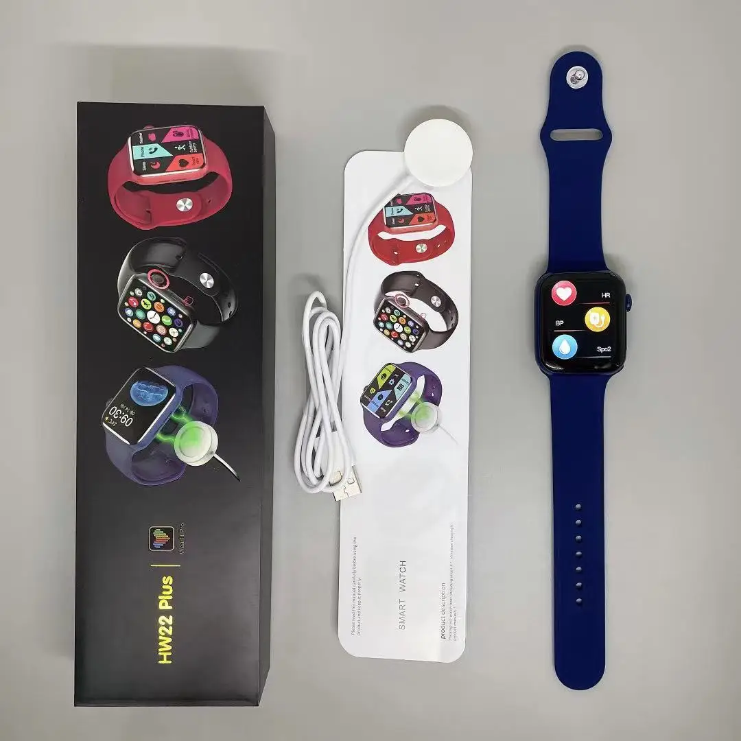 2022 Trending HW22 plus Smart Watch with Side button control IP67 Waterproof Fitness Tracker IW013 reloj inteligente HW22pro