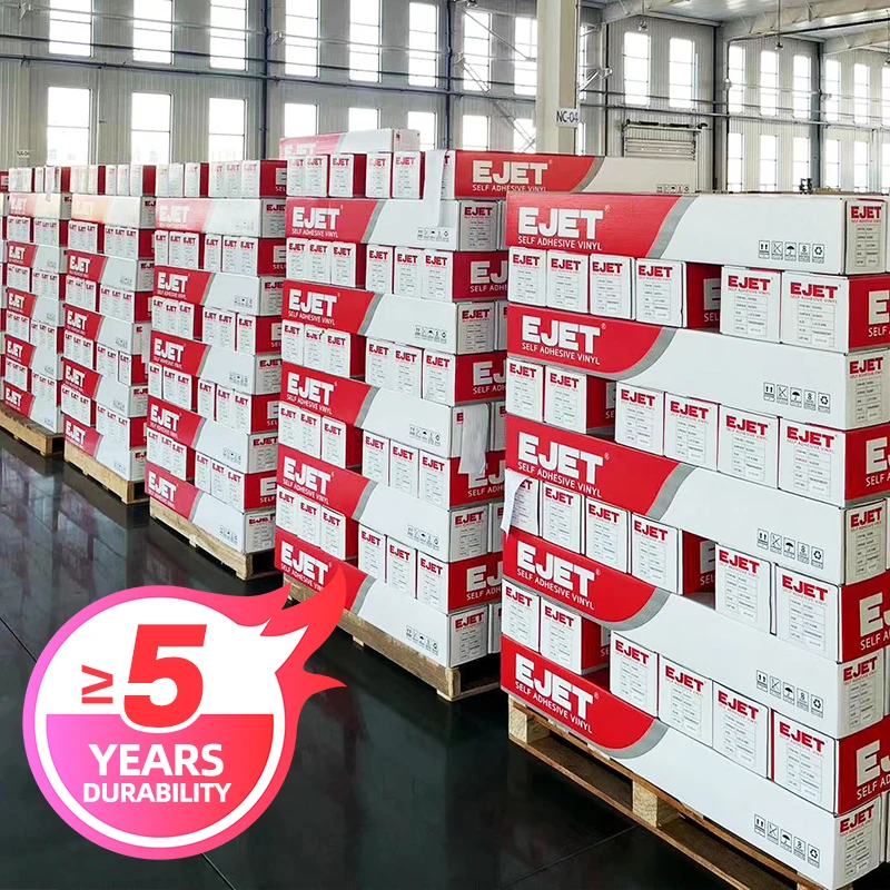 Wholesale High Tack Solvent Printing PVC Vinyl Glossy Matte White Adhesive Car Wrap Vinyl Roll Self-Adhesive Vinyl Posters