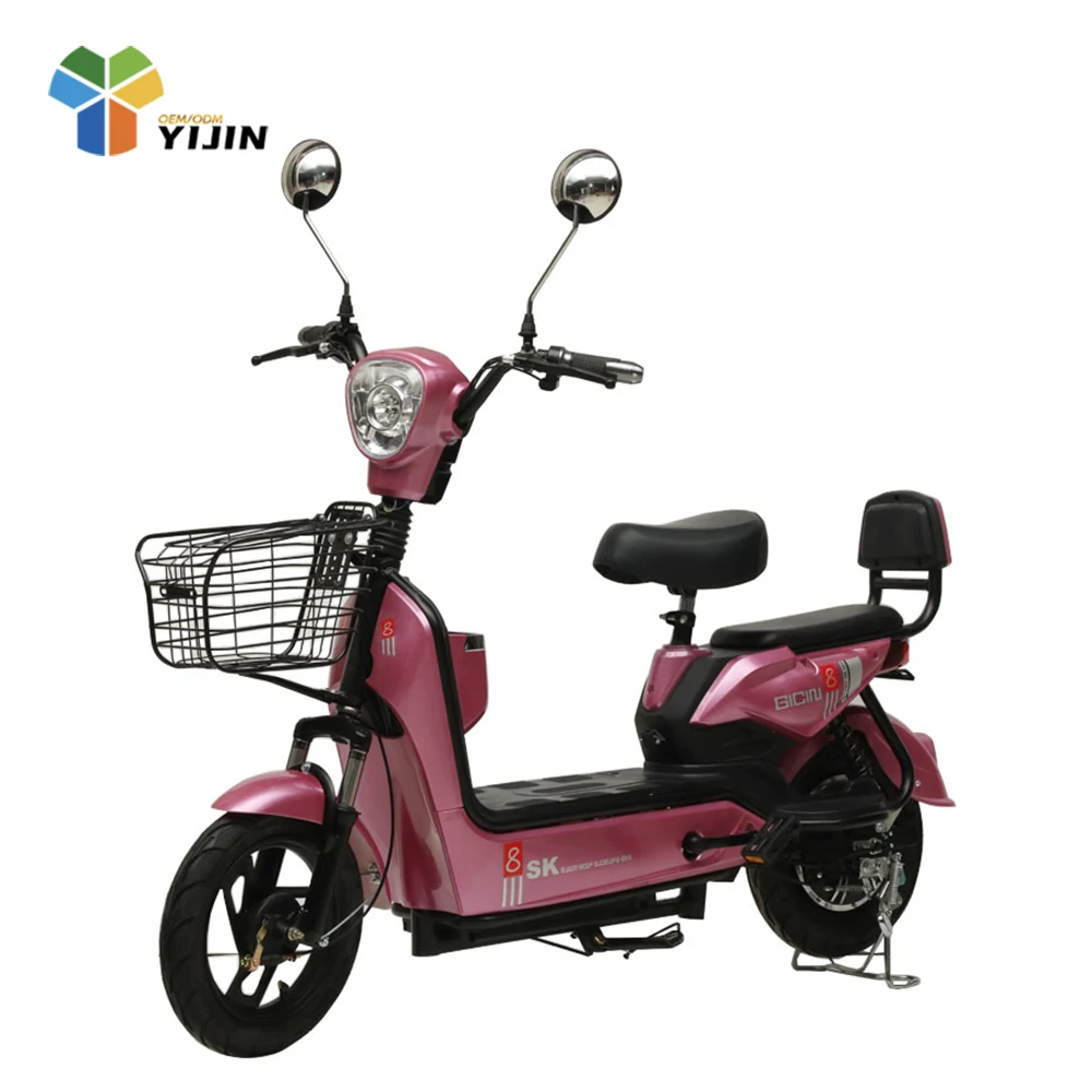 Casual style adult e-bike with 350W motor suitable for suburban travel tires wear resistant frame strong