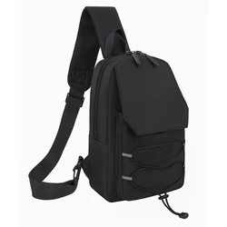 Лидер продаж, дизайнерская мужская сумка через плечо с USB-зарядкой, сумка-мессенджер, нагрудная сумка