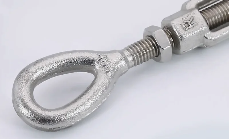 China Turnbuckle Din1480 High Quality M6 M8 M10 M16 M20 20mm Galvanized Steel Hook and Eye Turnbuckle