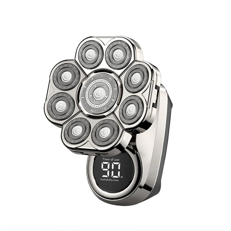 Waterproof rechargeable  LCD shaving machine foil head shaver barber for men electric shavers