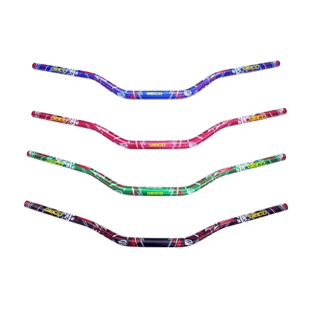 Руль с геометрическим узором 72 см 1-1/8