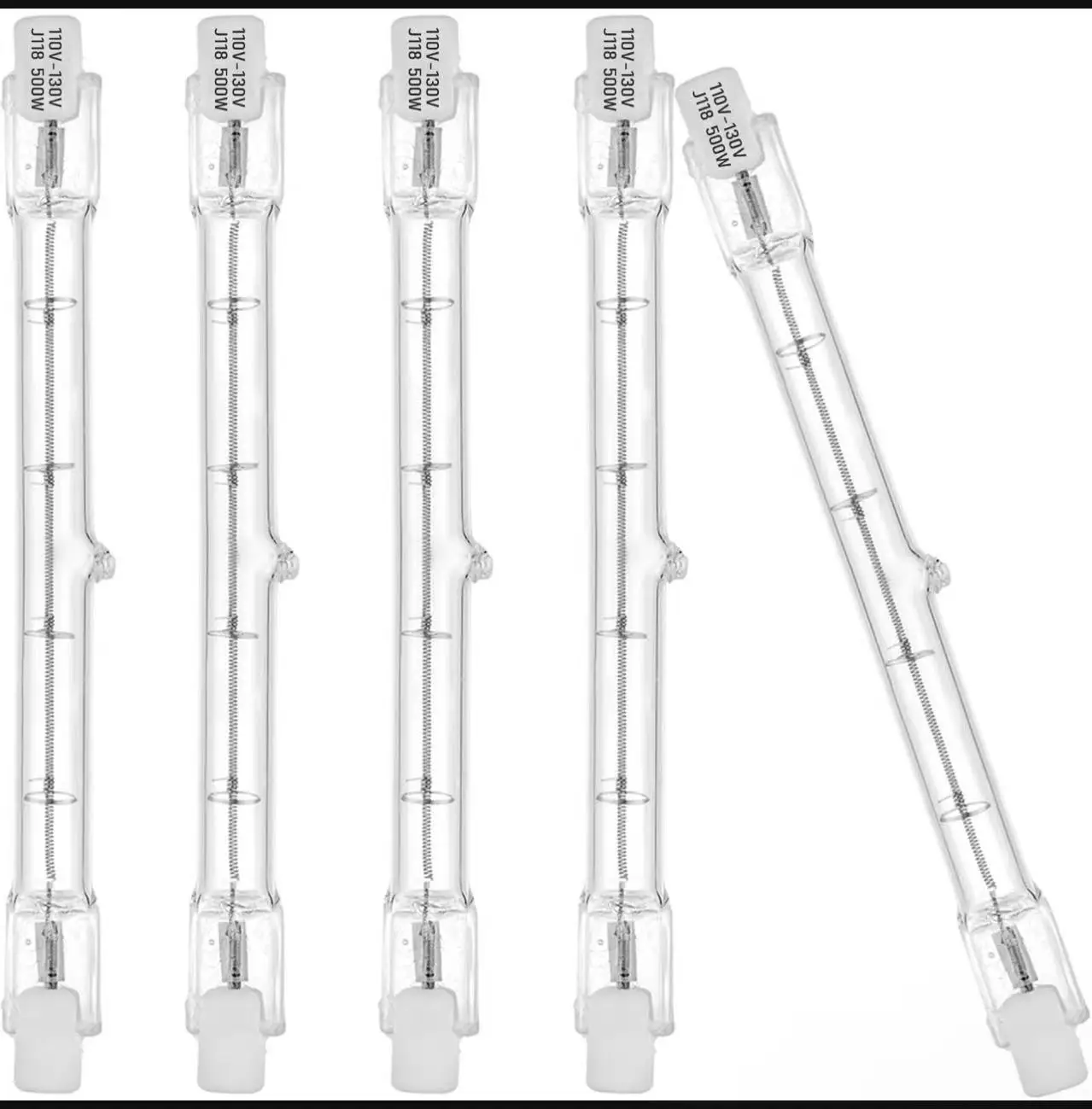 High Quality J118 120V 230V 120W 160W 200W 230W 400W Double End Top Tungsten Halogen Lamp