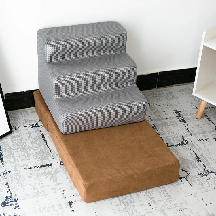 
Competitive price 2 stage 3 stage 4 stage Wholesale China Pet Pad Training G5 foam non -slip pet stairs with ramp 