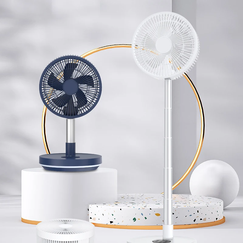 2023 new arrival multifunction portable rechargeable desk fan outdoor camping fan with telescopic function