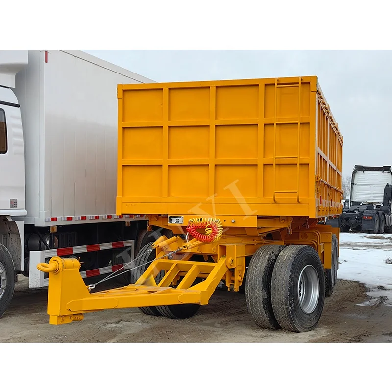 Kazakhstan Using 3 4 Axles 60 Tons Sand Coal Building Side Hydraulic Tipper Trailer Side Rolling Dump Truck Semi Trailer