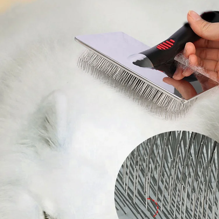 Deshedding Undercoat Rake Brush Detangling Comb Dogs Grooming brush for Long Hair Pet