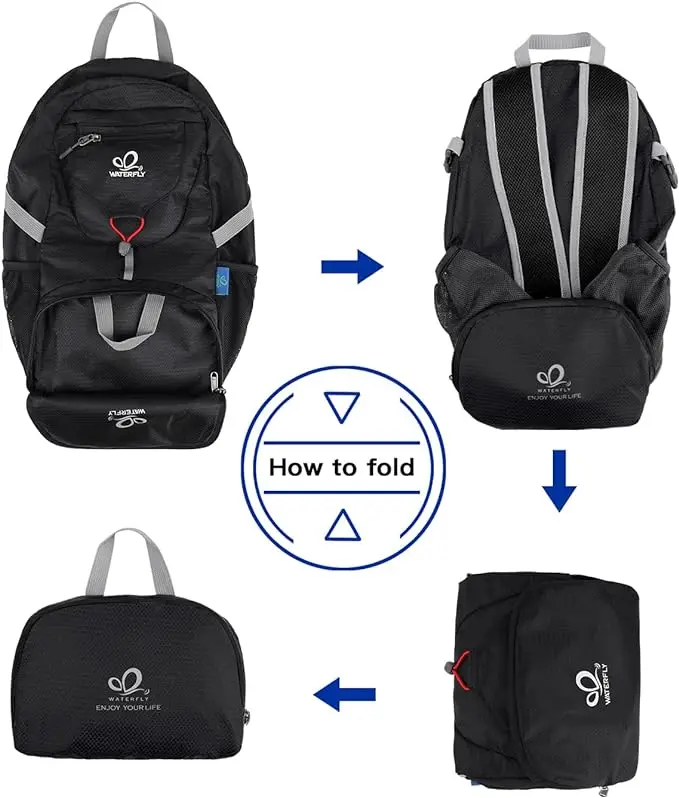 Custom Outdoor Portable Foldable Sports Backpack Travel Camping Hiking Mountaineering Backpack