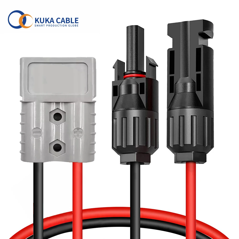 Рамка фотогальванической панели производственная линия MC 4 Разъем для 50A Andersons зарядки PV1-F кабель панели солнечные Кабель-адаптер