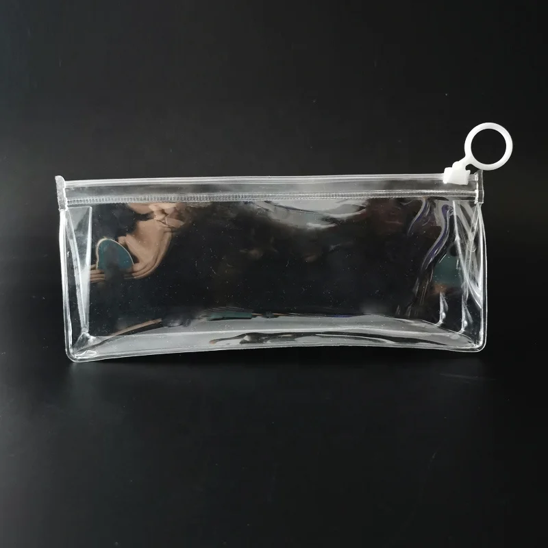 Custom Printing Transparent Plastic Poly Zip Lock PVC Fashion Bags
