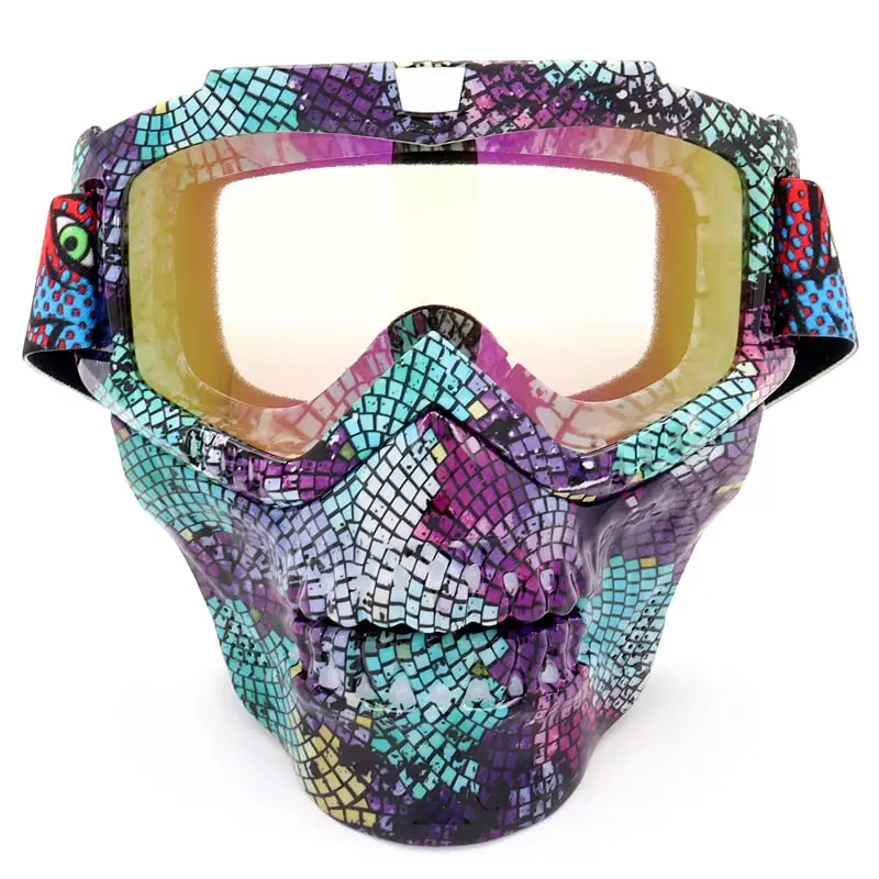 Windproof motorcycle goggles for glasses off road motocross motorbike full paintball masks