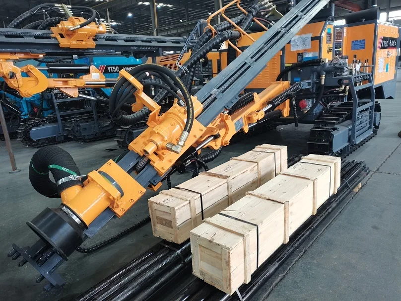 Factory Price Kaishan Brand KT5C Hydraulic Integrated Down The Hole Crawler Drill Rig 25m Depth For Borehole Rock Blasting