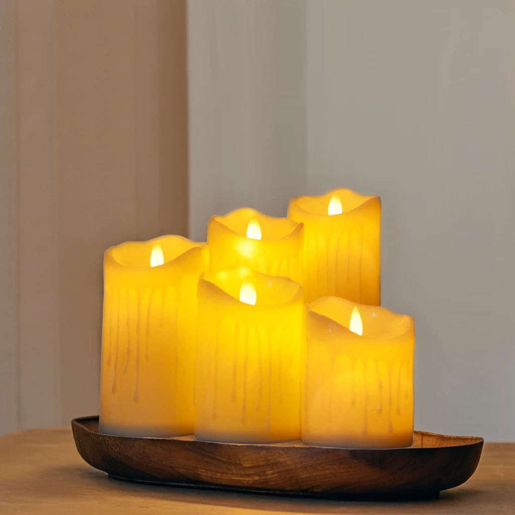 Hot Selling Flameless LED Candles New Models Gift Luxury Home Decor Electric Wax Burner