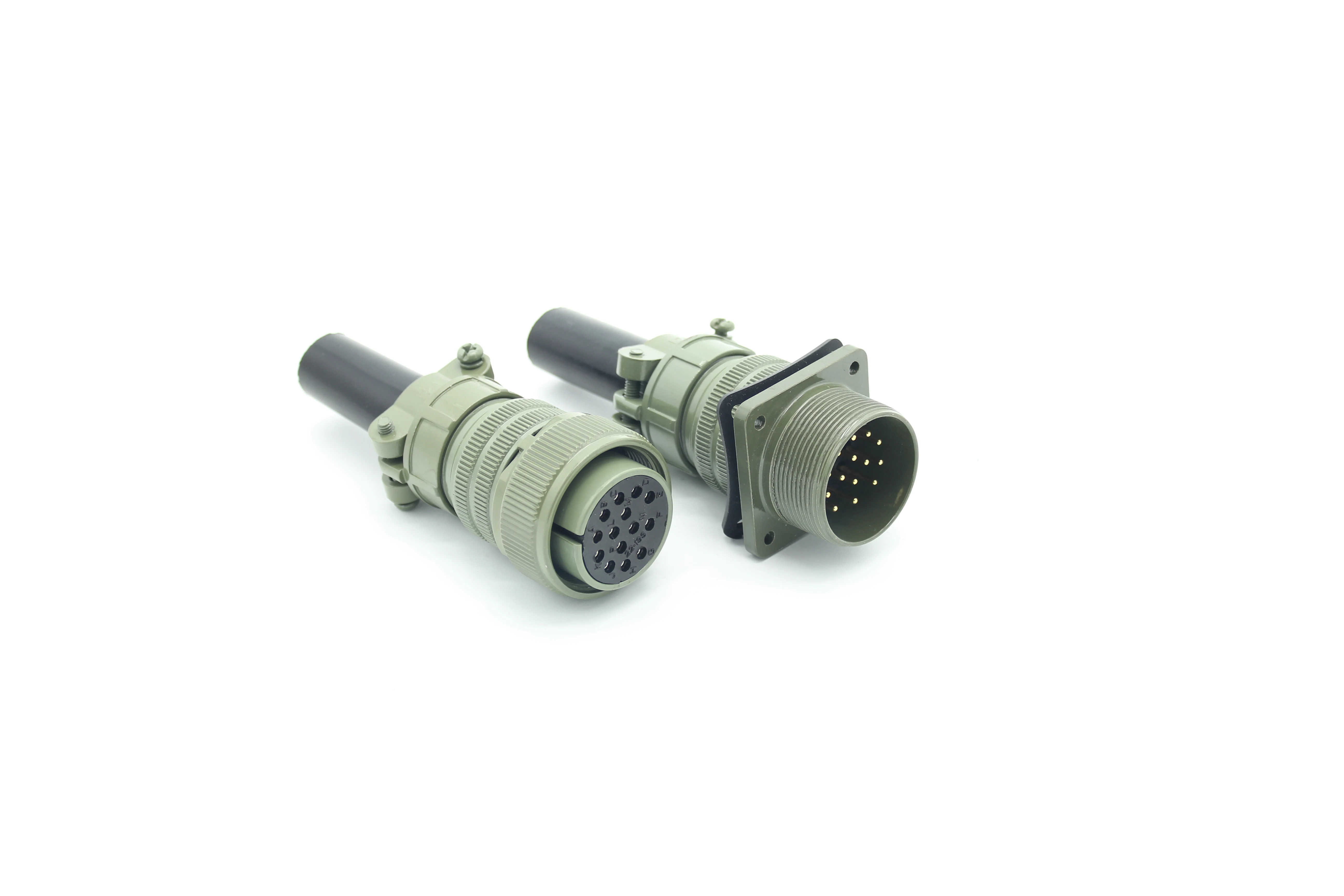 Connector Used For Military 5015 Series Circular Amphenol Ms3100 22-22p Replacement Connector Crimp Pin Contacts