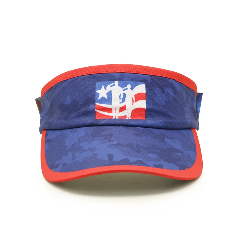 Wholesale Men Sublimation Printing Running Visor Cap, Plain Blank Summer Visor