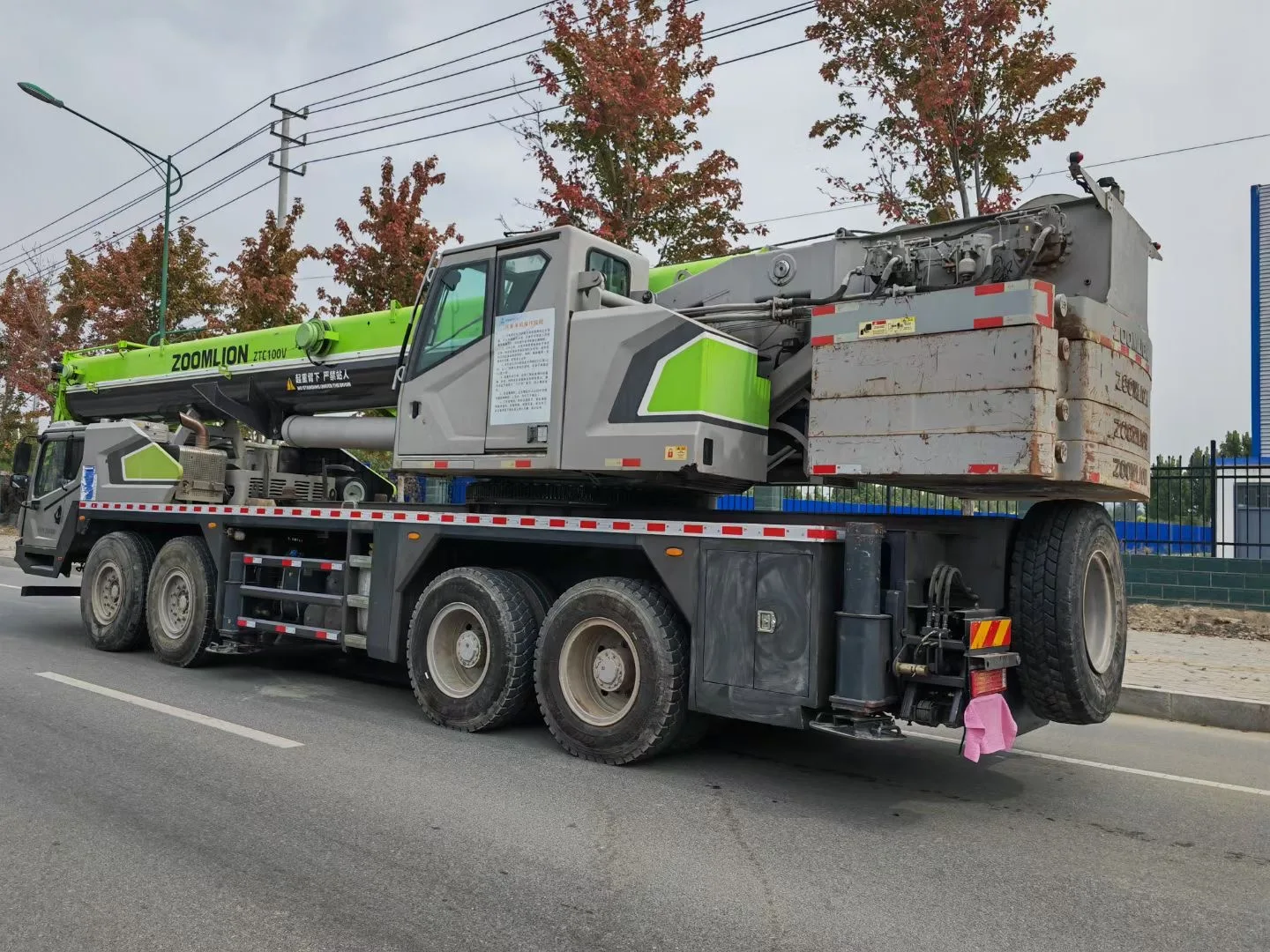 Used Chinese Brand ZOOMLION ZTC100V 100V 100 Ton Heavy Truck Crane for Sale