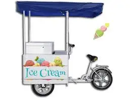 solar DC 12/24V TK-208 ice cream tricycle with solar freezer can sell ice cream popsicle frozen food ODM&OEM cooling  drink