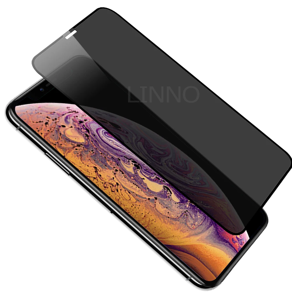 Заводская цена 3D Изогнутые конфиденциальности Анти выглядывания закаленное стекло экран протектор для iPhone 11 Pro MAX