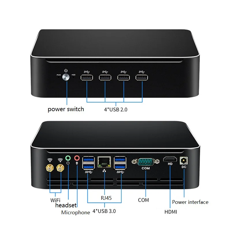 2023 New Gaming PC 12th Ge In-tel i9-12900h/ i7-12700h/ i5-12450h Desktop Computer  UHD/iris xe GPU mini pc