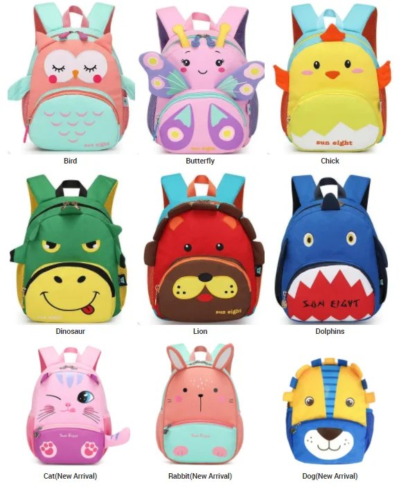 Водонепроницаемый рюкзак для дошкольного возраста, рюкзак с милыми мультяшными животными, детская школьная сумка, рюкзак для детского сада