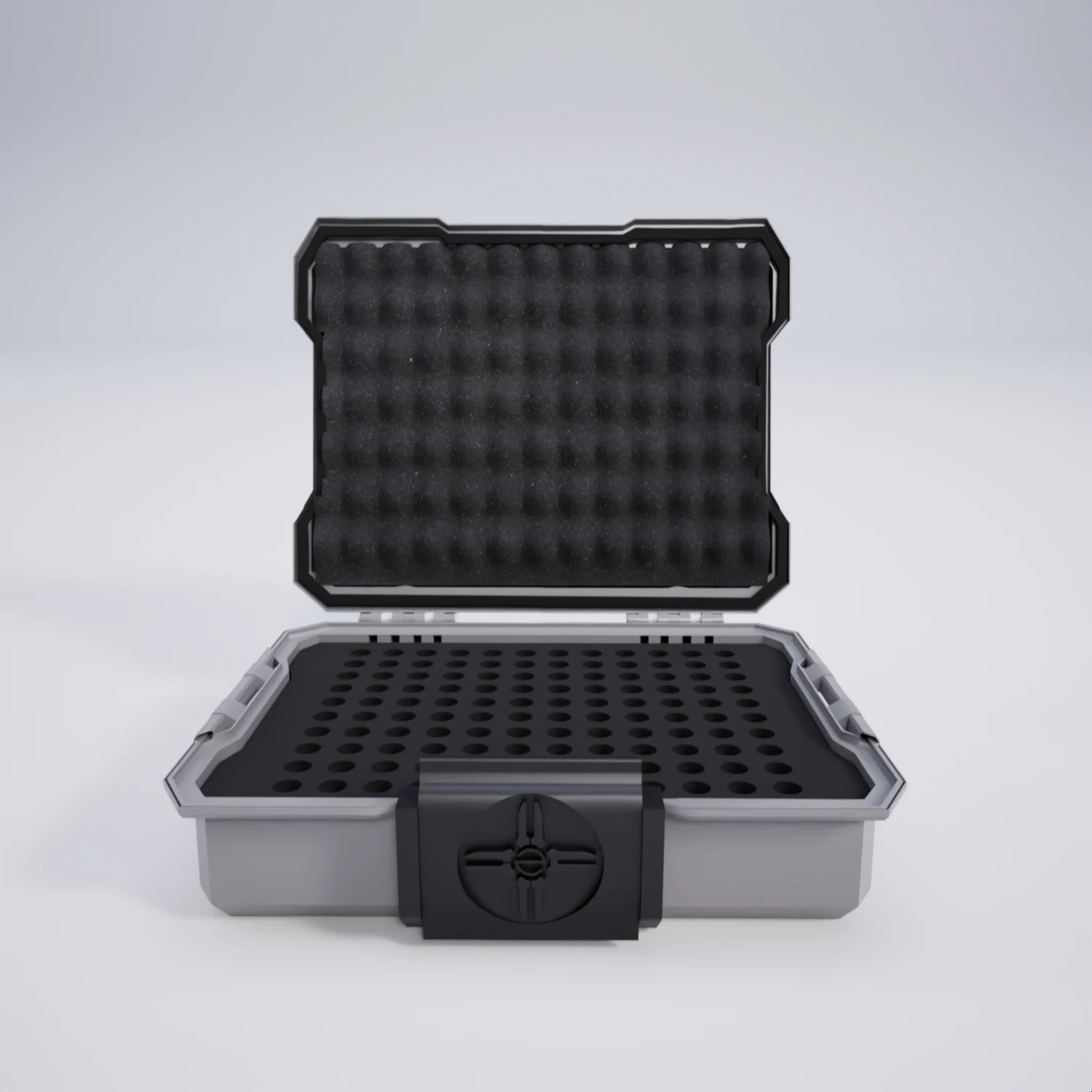 GLARY portable plastic ammo case box organizers dustproof durable ammo carry box case lightweight travel ammo case holder box