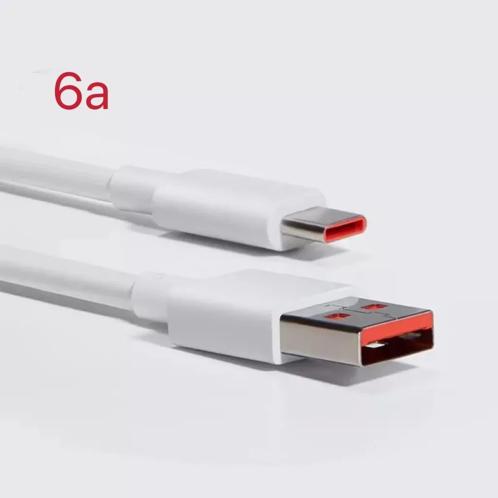 Original 6A 5A Turbo Charger Cable Quick Charging Type C USB-C Line For Xiaomi Mi 10 11 Pro 9Se CC9 Pro Note 10  Redmi K30 Pro