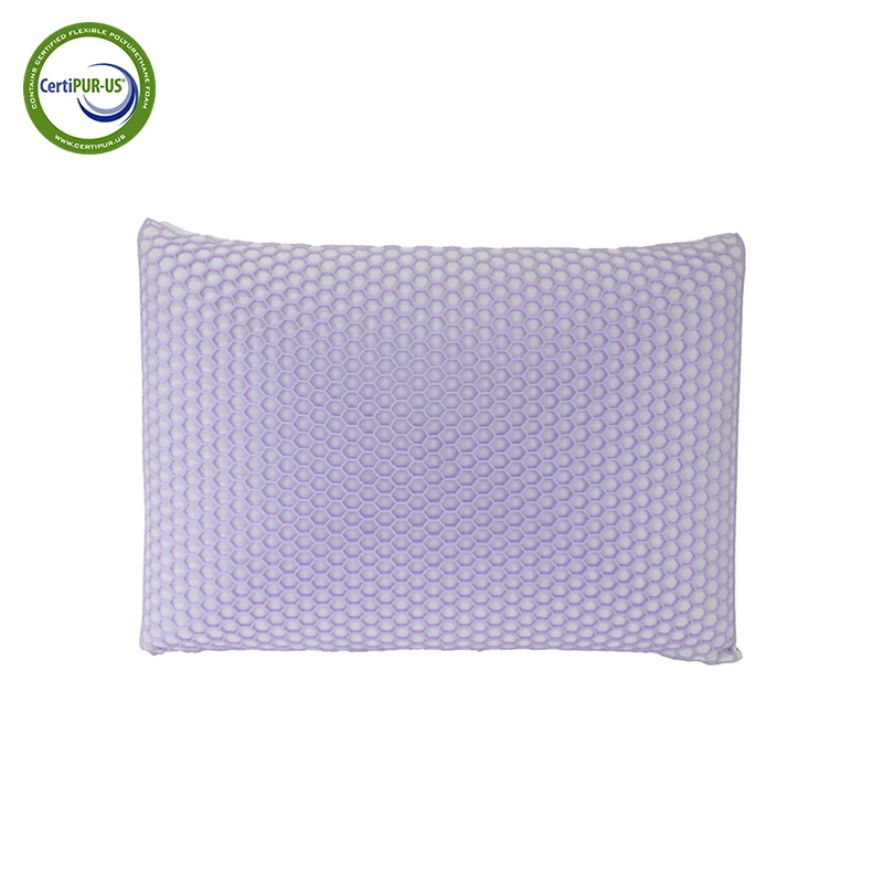 Soft Memory Foam Pillow Core Relieves Breathable Massage Silicone Cooling Tpe Pillow for Sweat Sleepers