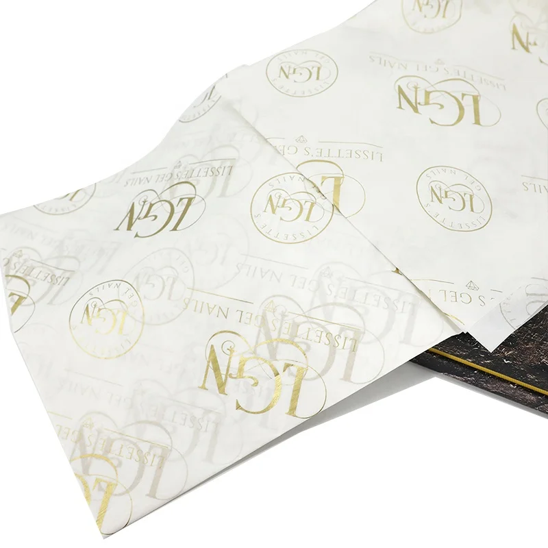 custom tissue paper China factory gift wrapping paper with company logo garment packaging paper for clothing
