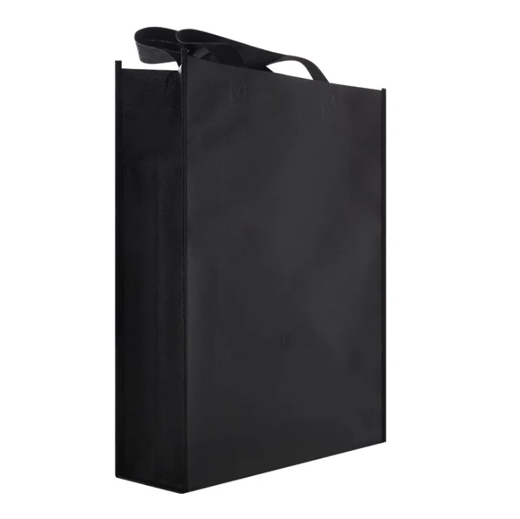 Cheap reusable supermarket shopping bag non woven  Extra-Wide handle style eco-friendly non-woven fabric bag