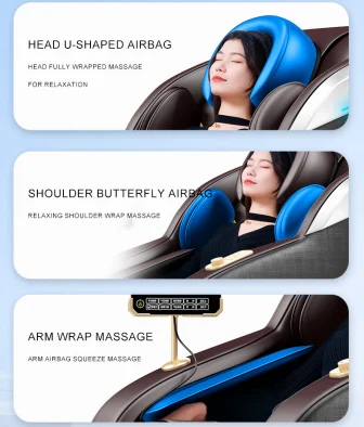 VCT-Y69 Factory Direct Luxury High-End Fully Automatic Lying Chair Fabric Craft Foot Body Leg Negative Oxygen Ions Massage Chair