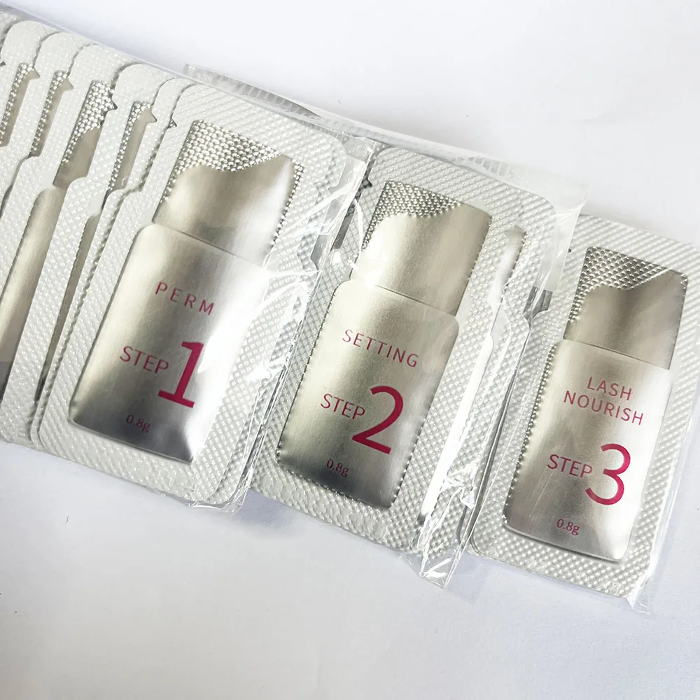 Lash Brow Lamination Kit With Perm Eye Lifting Lash Lift Sachet Solution Eyelash Perm White lotion Keratin lash lift