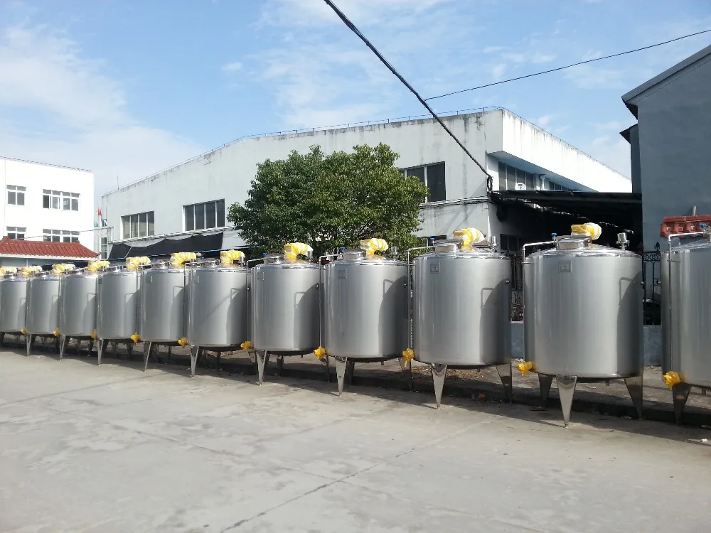 SUS304/316L Stainless Steel Food Sanitary 600L Ice Cream Cooking Vat
