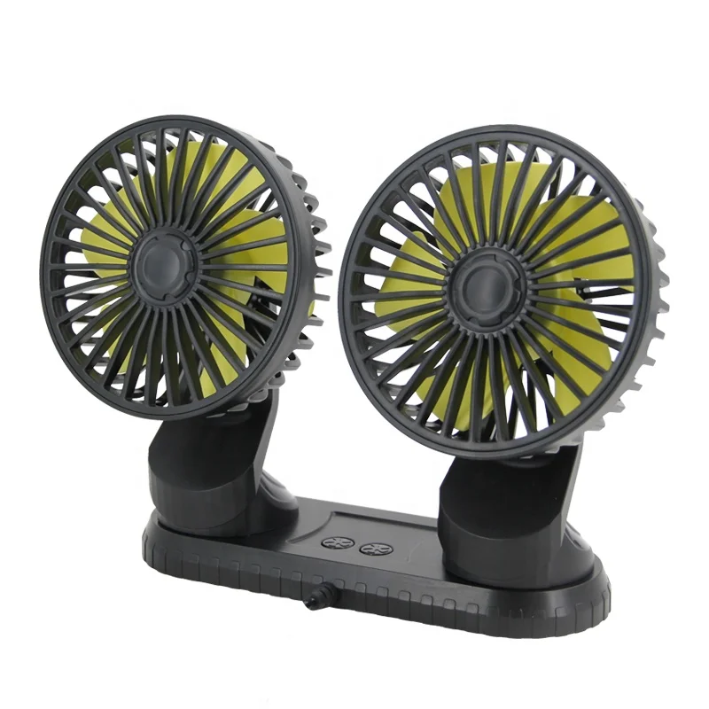 F404 origin factory dual head car fan double headed summer air cooling fan car for auto vehicle truck CE Rohs custom