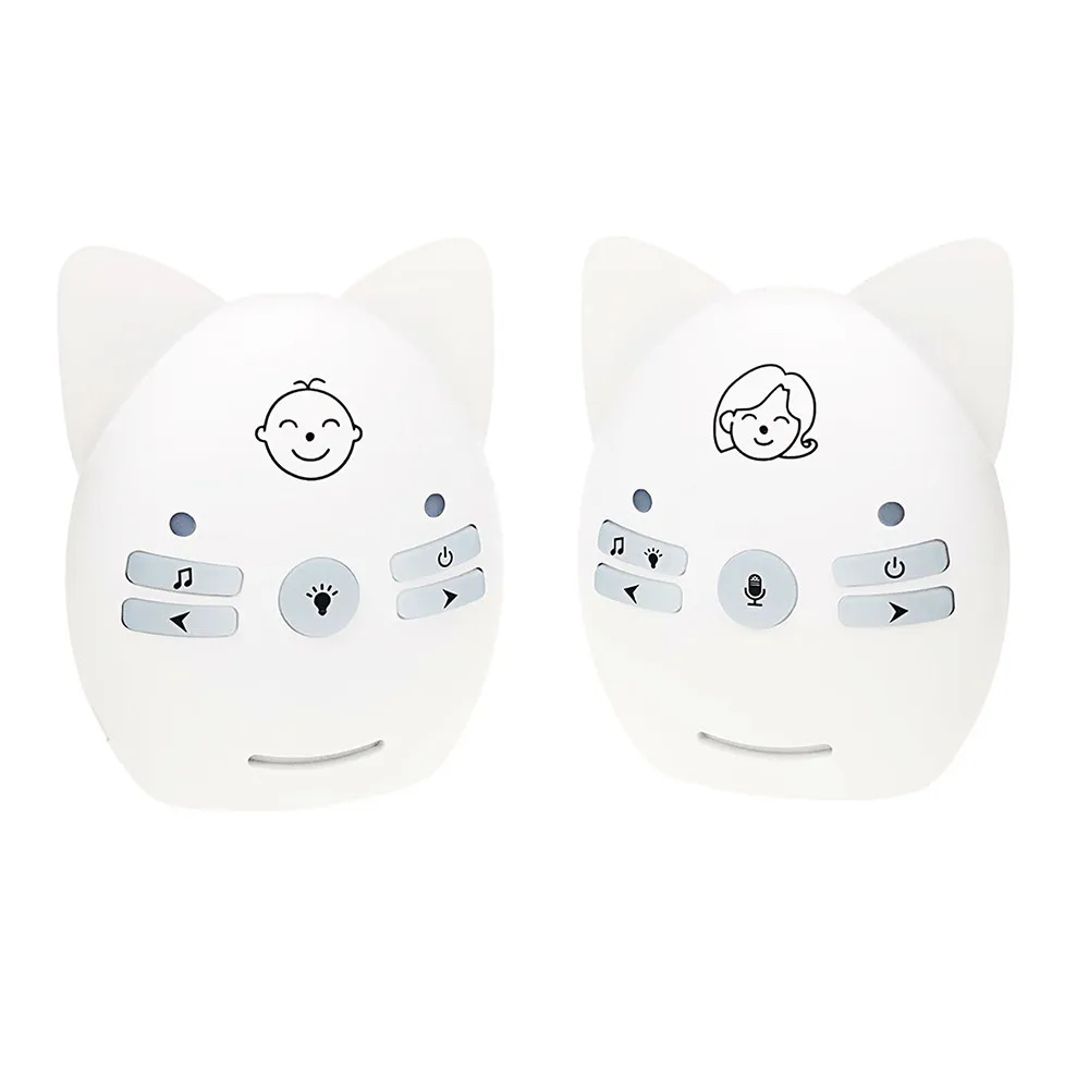 Two Way Talk 2.4G Wireless Baby Audio Detector Child Walkie Talkie Baby Alarm Portable Digital Baby Monitor