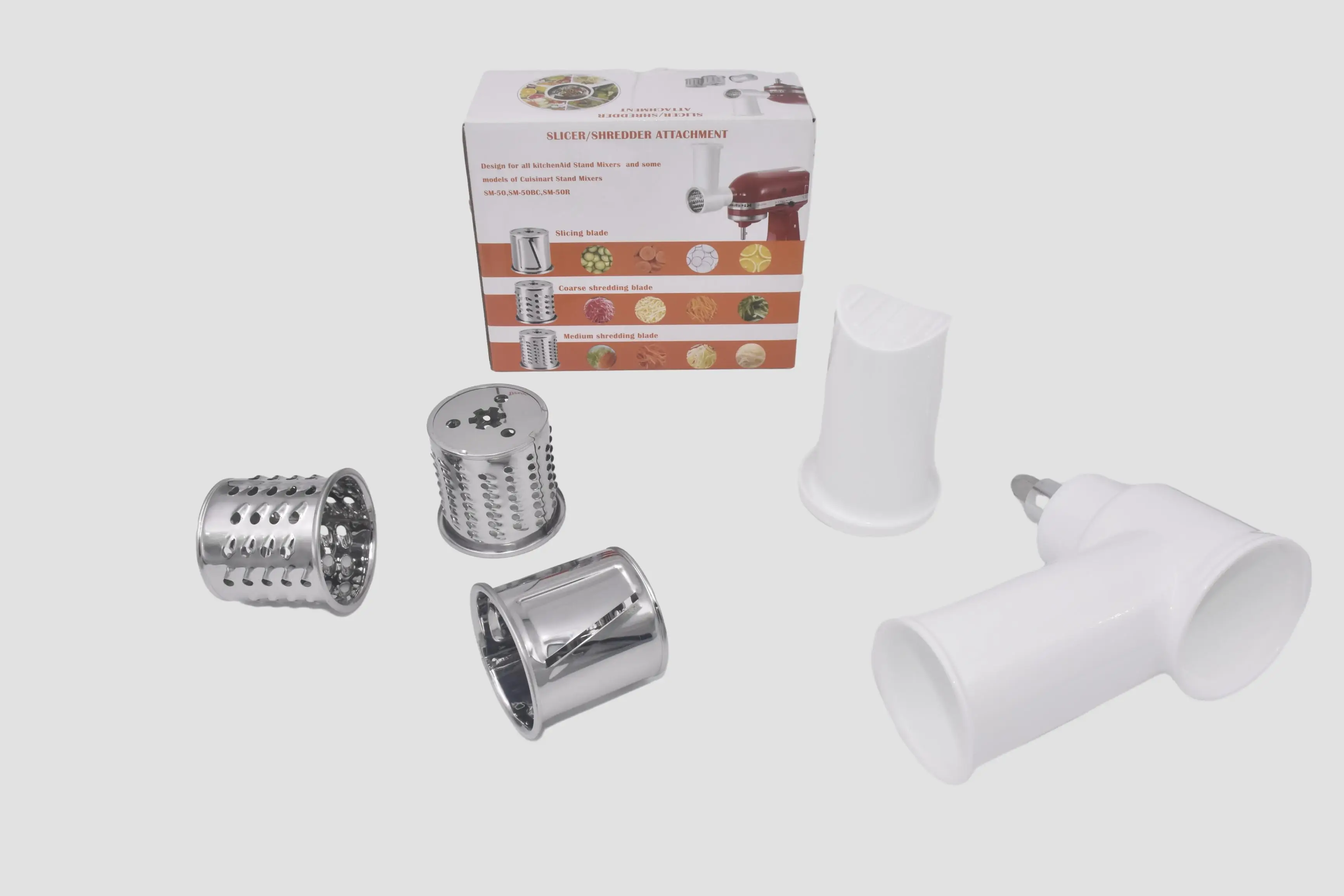 Hot Sale small-sized blender accessories grater with 3 blades KA shredder accessories