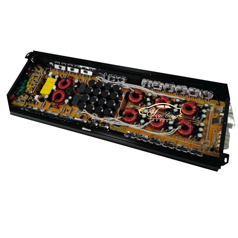 4500Watts Class D Car Amplifier Big Power Monoblock Low Range Urban Driving Features Crossovers Equalizers Made Aluminium