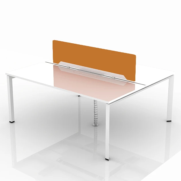 Modern Open Modular 4 Person Workstation 6 Seater Office Furniture Workstation