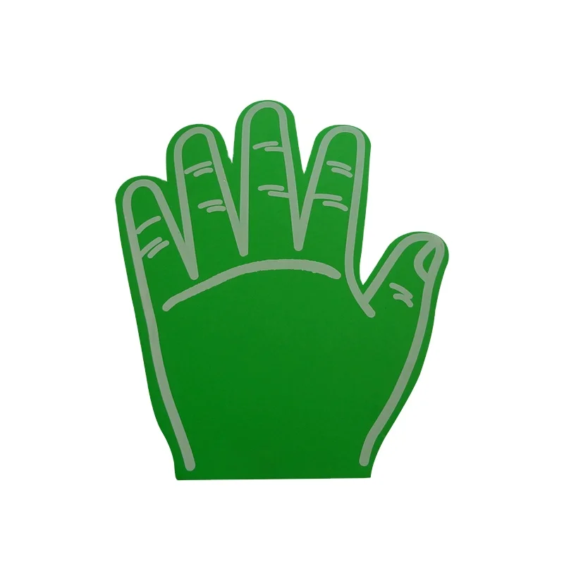 
2021 OEM & ODM Customized Sport Cheering Eva Foam Hands Gloves Finger For Match Club Fans 