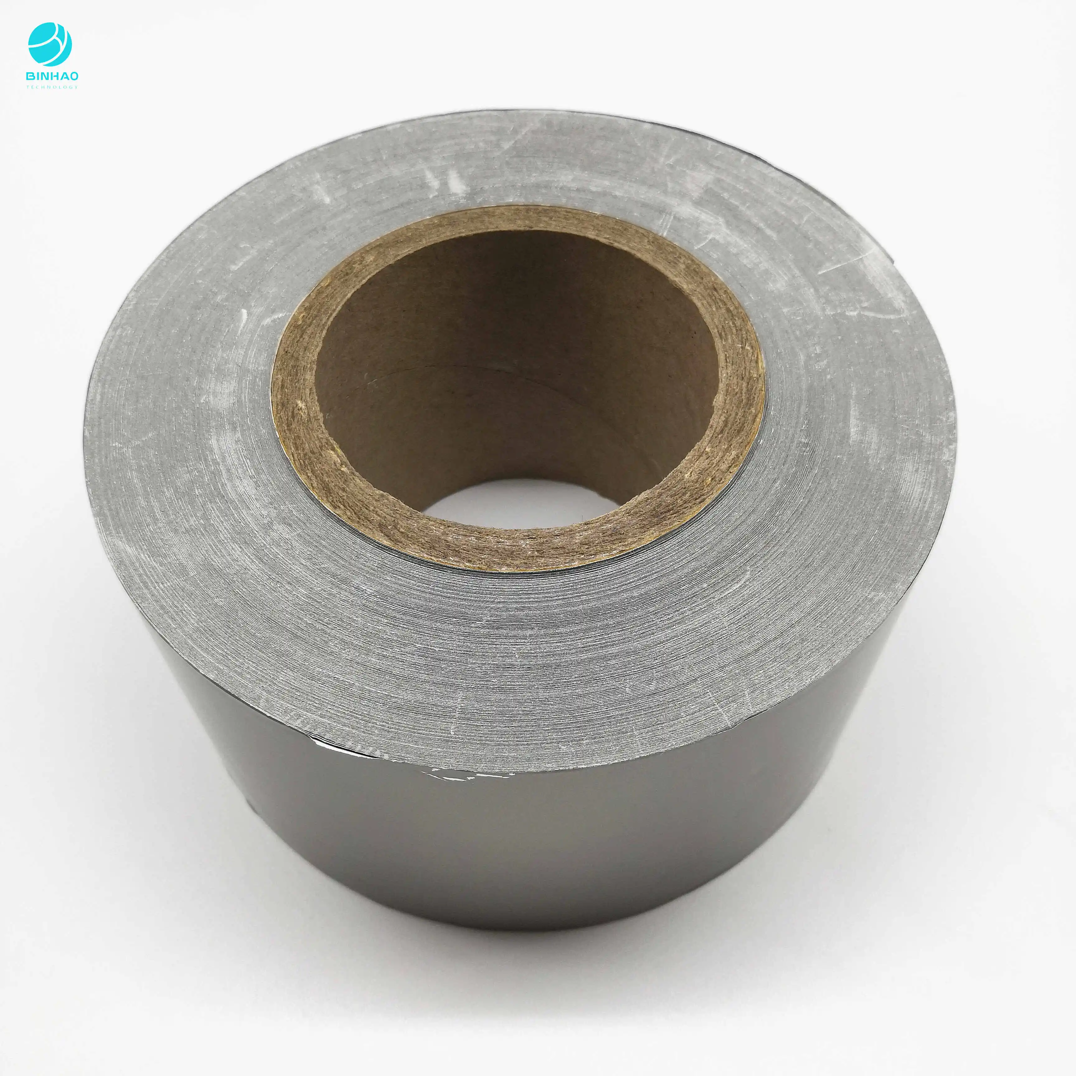 Silver Aluminum Foil Paper For Custom Use In High Speed Machinery HLP