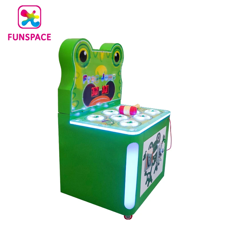 Недорогой игровой автомат FUNSPACE с монетами лягушкой детский молоток Аркадный Игровой для