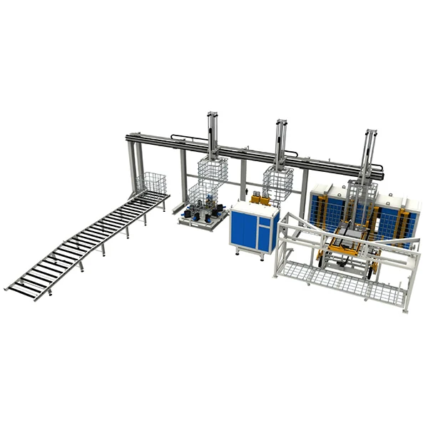  1000L IBC контейнер оборудование бак из нержавеющей стали трубчатая клетка автоматическая сварочная машина