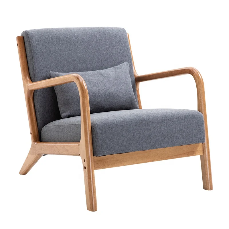 
2021 Modern stylish solid wood accent chair 