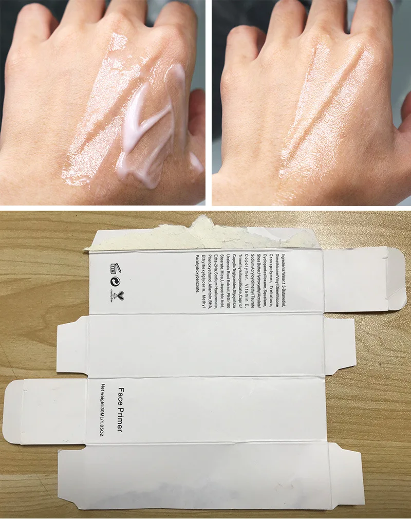 Private Label Cosmetics 30ml Brighten Face Primer Customization Makeup Bases Moisturizing Face Primer