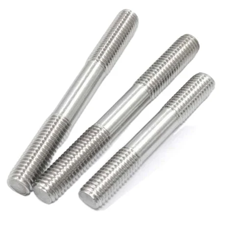 Fastener Double End Studs Threaded Rod Stud Bolt High Strength 8 8 Grade Hardware Tools